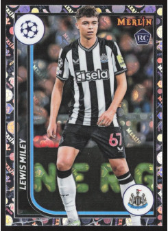 Lewis Miley, Kartička, Topps Merlin Chrome UEFA Club Competitions 2023-24, Vintage Merlin Refractor