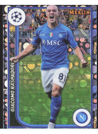 Giacomo Raspadori, Kartička, Topps Merlin Chrome UEFA Club Competitions 2023-24, Vintage Merlin Refractor