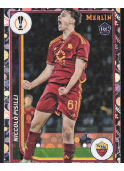 Niccolo Pisilli, Kartička, Topps Merlin Chrome UEFA Club Competitions 2023-24, Vintage Merlin Refractor