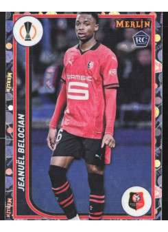 Jeanuel Belocian, Kartička, Topps Merlin Chrome UEFA Club Competitions 2023-24, Vintage Merlin Refractor