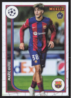 Marc Guiu, Kartička, Topps Merlin Chrome UEFA Club Competitions 2023-24, Refractor