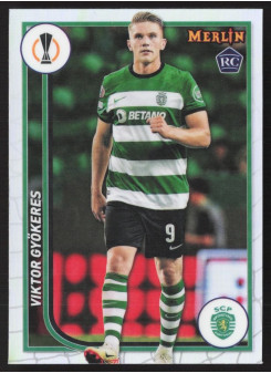 Viktor Gyokeres, Card, Topps Merlin Chrome UEFA Club Competitions 2023-24, Refractor