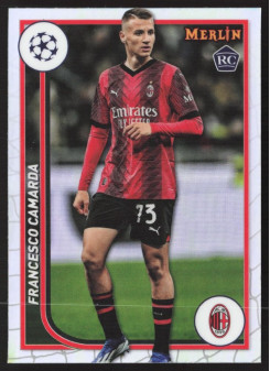 Francesco Camarda, Card, Topps Merlin Chrome UEFA Club Competitions 2023-24, Refractor