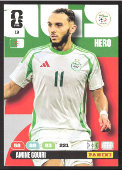Amine Gouiri, Kartička, 2026 Panini Adrenalyn XL FIFA World Cup, BASE