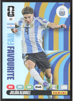 Julián Alvarez, Kartička, 2026 Panini Adrenalyn XL FIFA World Cup, INSERT