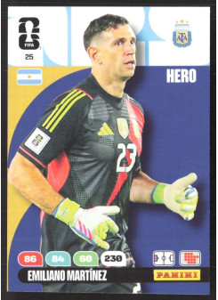 Emiliano Martínez, Kartička, 2026 Panini Adrenalyn XL FIFA World Cup, BASE
