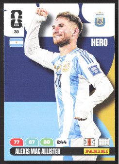 Alexis Mac Allister, Kartička, 2026 Panini Adrenalyn XL FIFA World Cup, BASE