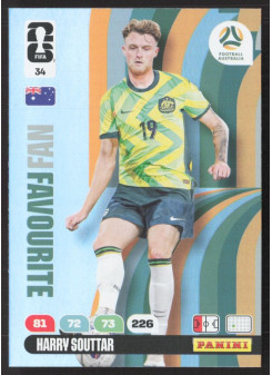 Harry Souttar, Kartička, 2026 Panini Adrenalyn XL FIFA World Cup, INSERT