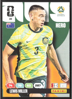 Lewis Miller, Kartička, 2026 Panini Adrenalyn XL FIFA World Cup, BASE