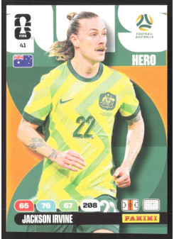 Jackson Irvine, Kartička, 2026 Panini Adrenalyn XL FIFA World Cup, BASE