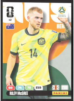 Riley McGree, Kartička, 2026 Panini Adrenalyn XL FIFA World Cup, BASE