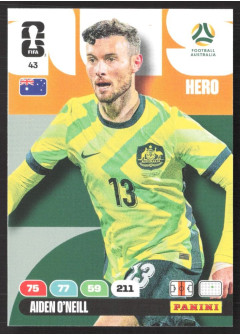 Aiden O'Neill, Kartička, 2026 Panini Adrenalyn XL FIFA World Cup, BASE