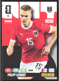 Philipp Lienhart, Kartička, 2026 Panini Adrenalyn XL FIFA World Cup, BASE
