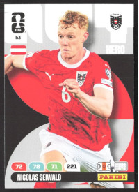 Nicolas Seiwald, Kartička, 2026 Panini Adrenalyn XL FIFA World Cup, BASE