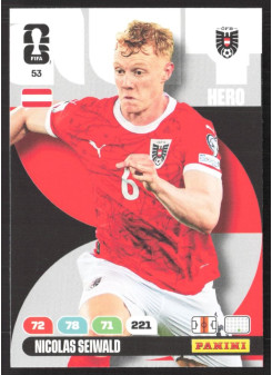 Nicolas Seiwald, Kartička, 2026 Panini Adrenalyn XL FIFA World Cup, BASE