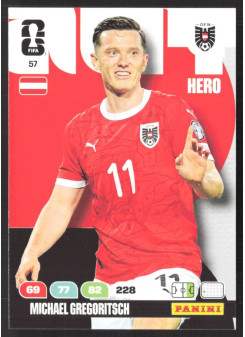 Michael Gregoritsch, Kartička, 2026 Panini Adrenalyn XL FIFA World Cup, BASE