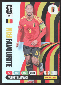 Youri Tielemans, Kartička, 2026 Panini Adrenalyn XL FIFA World Cup, INSERT