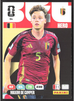 Maxim de Cuyper, Kartička, 2026 Panini Adrenalyn XL FIFA World Cup, BASE