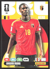 Amadou Onana, Kartička, 2026 Panini Adrenalyn XL FIFA World Cup, BASE
