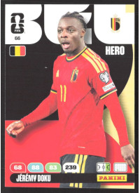 Jérémy Doku, Kartička, 2026 Panini Adrenalyn XL FIFA World Cup, BASE