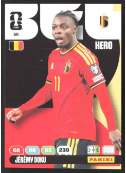 Jérémy Doku, Kartička, 2026 Panini Adrenalyn XL FIFA World Cup, BASE