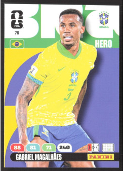 Gabriel Magalhães, Kartička, 2026 Panini Adrenalyn XL FIFA World Cup, BASE
