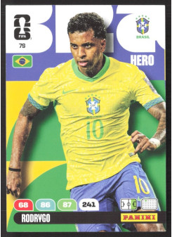 Rodrygo, Kartička, 2026 Panini Adrenalyn XL FIFA World Cup, BASE