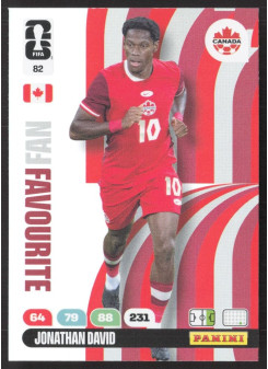 Jonathan David, Kartička, 2026 Panini Adrenalyn XL FIFA World Cup, INSERT