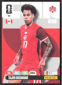 Tajon Buchanan, Kartička, 2026 Panini Adrenalyn XL FIFA World Cup, BASE