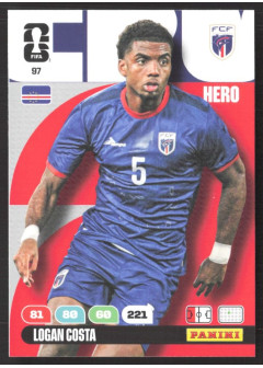Logan Costa, Kartička, 2026 Panini Adrenalyn XL FIFA World Cup, BASE