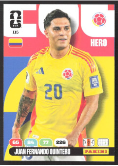 Juan Fernando Quintero, Kartička, 2026 Panini Adrenalyn XL FIFA World Cup, BASE
