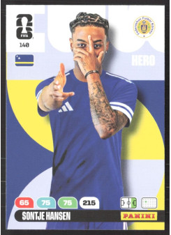 Sontje Hansen, Kartička, 2026 Panini Adrenalyn XL FIFA World Cup, BASE