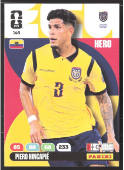 Piero Hincapié, Kartička, 2026 Panini Adrenalyn XL FIFA World Cup, BASE