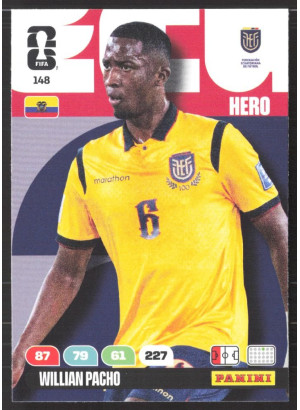 Willian Pacho, Card, 2026 Panini Adrenalyn XL FIFA World Cup, BASE