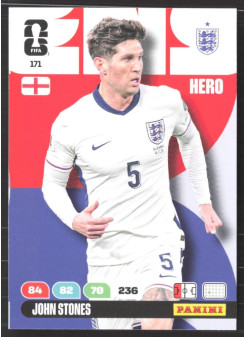 John Stones, Kartička, 2026 Panini Adrenalyn XL FIFA World Cup, BASE