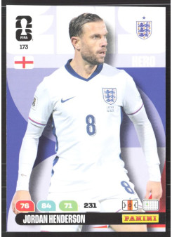 Jordan Henderson, Kartička, 2026 Panini Adrenalyn XL FIFA World Cup, BASE