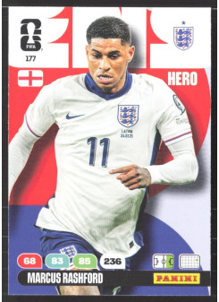 Marcus Rashford, Kartička, 2026 Panini Adrenalyn XL FIFA World Cup, BASE