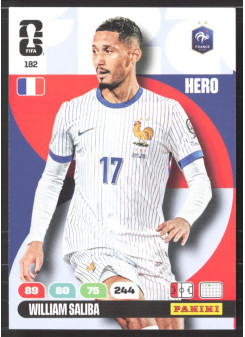 William Saliba, Kartička, 2026 Panini Adrenalyn XL FIFA World Cup, BASE