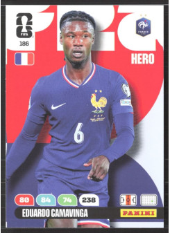 Eduardo Camavinga, Kartička, 2026 Panini Adrenalyn XL FIFA World Cup, BASE