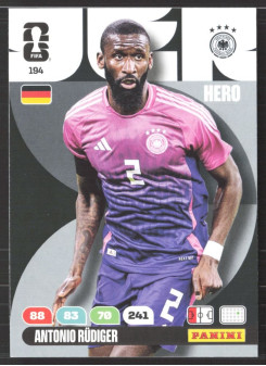 Antonio Rüdiger, Kartička, 2026 Panini Adrenalyn XL FIFA World Cup, BASE