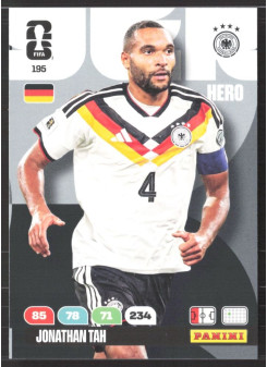 Jonathan Tah, Kartička, 2026 Panini Adrenalyn XL FIFA World Cup, BASE
