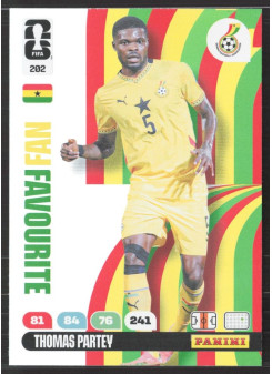 Thomas Partey, Kartička, 2026 Panini Adrenalyn XL FIFA World Cup, INSERT