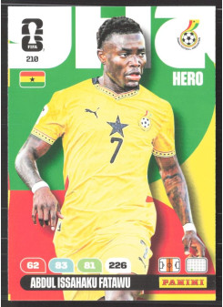 Abdul Issahaku Fatawu, Kartička, 2026 Panini Adrenalyn XL FIFA World Cup, BASE