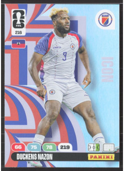 Duckens Nazon, Kartička, 2026 Panini Adrenalyn XL FIFA World Cup, INSERT