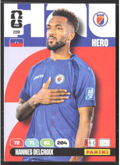 Hannes Delcroix, Kartička, 2026 Panini Adrenalyn XL FIFA World Cup, BASE