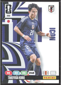 Takefusa Kubo, Kartička, 2026 Panini Adrenalyn XL FIFA World Cup, INSERT