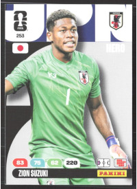Zion Suzuki, Kartička, 2026 Panini Adrenalyn XL FIFA World Cup, BASE
