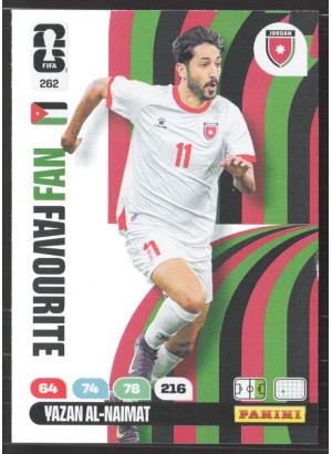 Yazan Al-Naimat, Kartička, 2026 Panini Adrenalyn XL FIFA World Cup, INSERT
