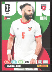 Yazan Al-Arab, Kartička, 2026 Panini Adrenalyn XL FIFA World Cup, BASE