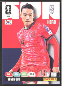 Yu-min Cho, Kartička, 2026 Panini Adrenalyn XL FIFA World Cup, BASE